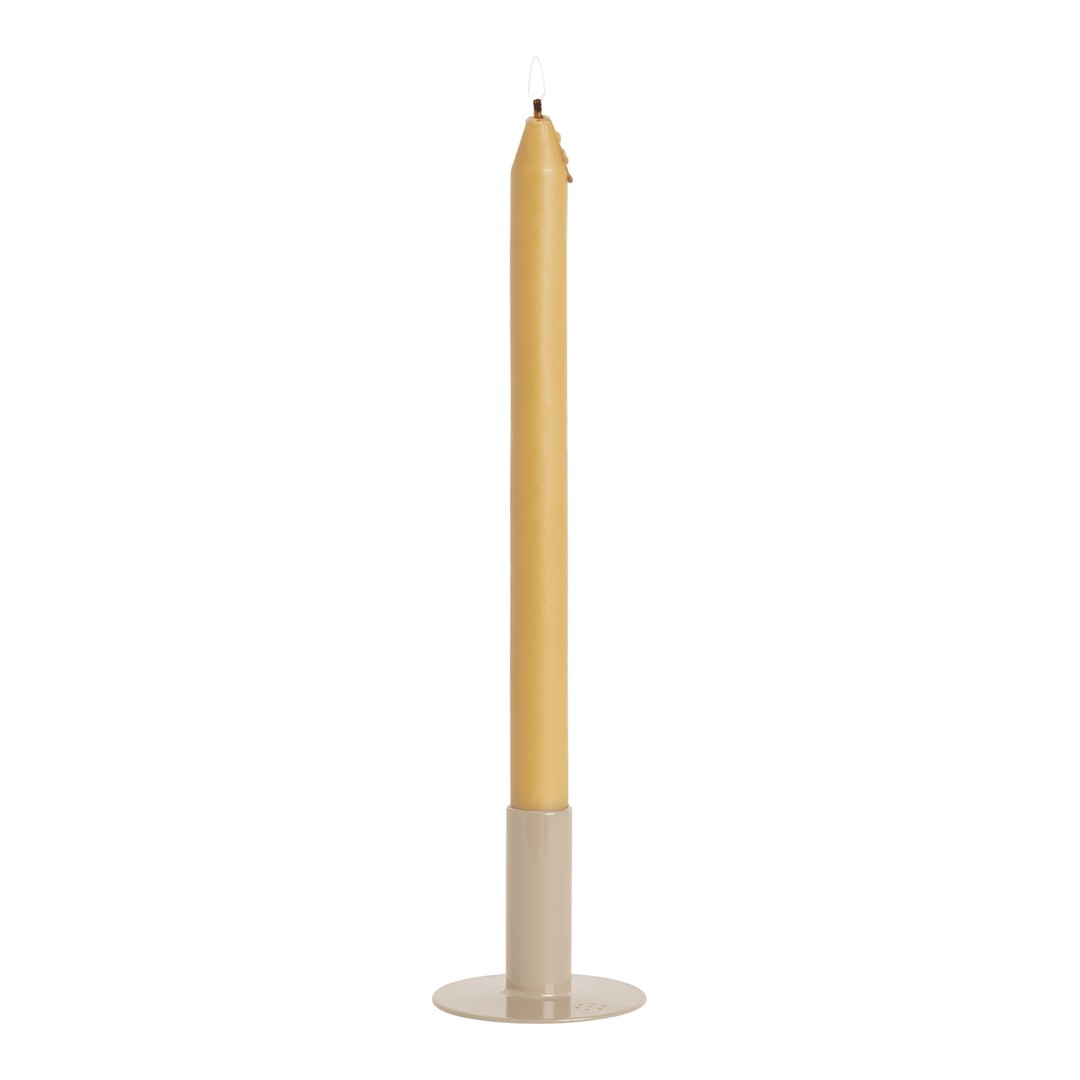 Candler Holder w/ Beeswax Candle