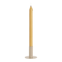 Candler Holder w/ Beeswax Candle