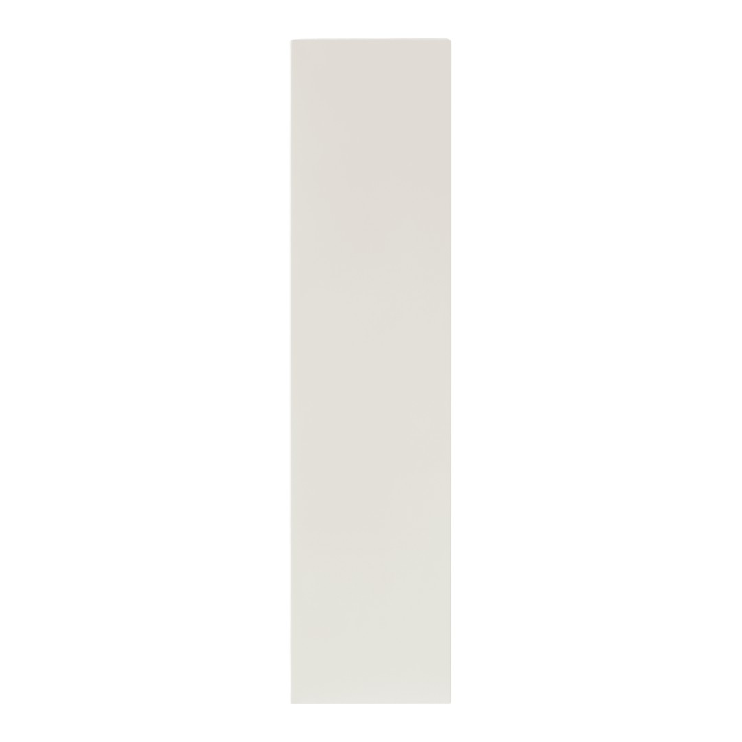 Sleek vertical panel in a smooth, solid off-white color with a minimalistic design. Perfect for modern decor.