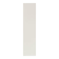 Sleek vertical panel in a smooth, solid off-white color with a minimalistic design. Perfect for modern decor.