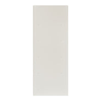Solid white panel with a smooth texture, ideal for modern decor or minimalist designs. No patterns or variations.