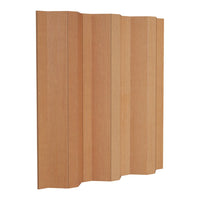 Natural wood panel with a light oak finish and smooth vertical grain pattern. Ideal for modern interior design.