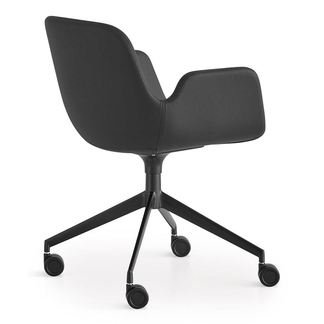 Pass Office Chair, 4-Star Base w/ Casters - Upholstered