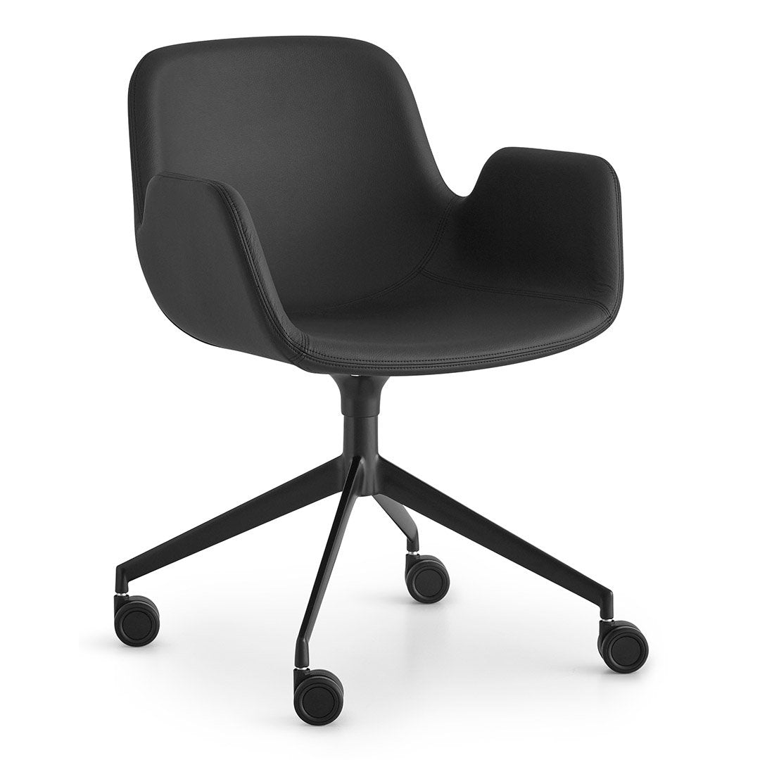 Pass Office Chair, 4-Star Base w/ Casters - Upholstered