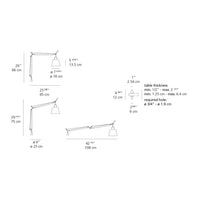 Tolomeo Table Lamp w/ Shade