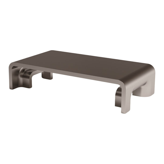 Sleek, modern design with a smooth, matte brown finish and minimalist shape. Perfect for contemporary decor.