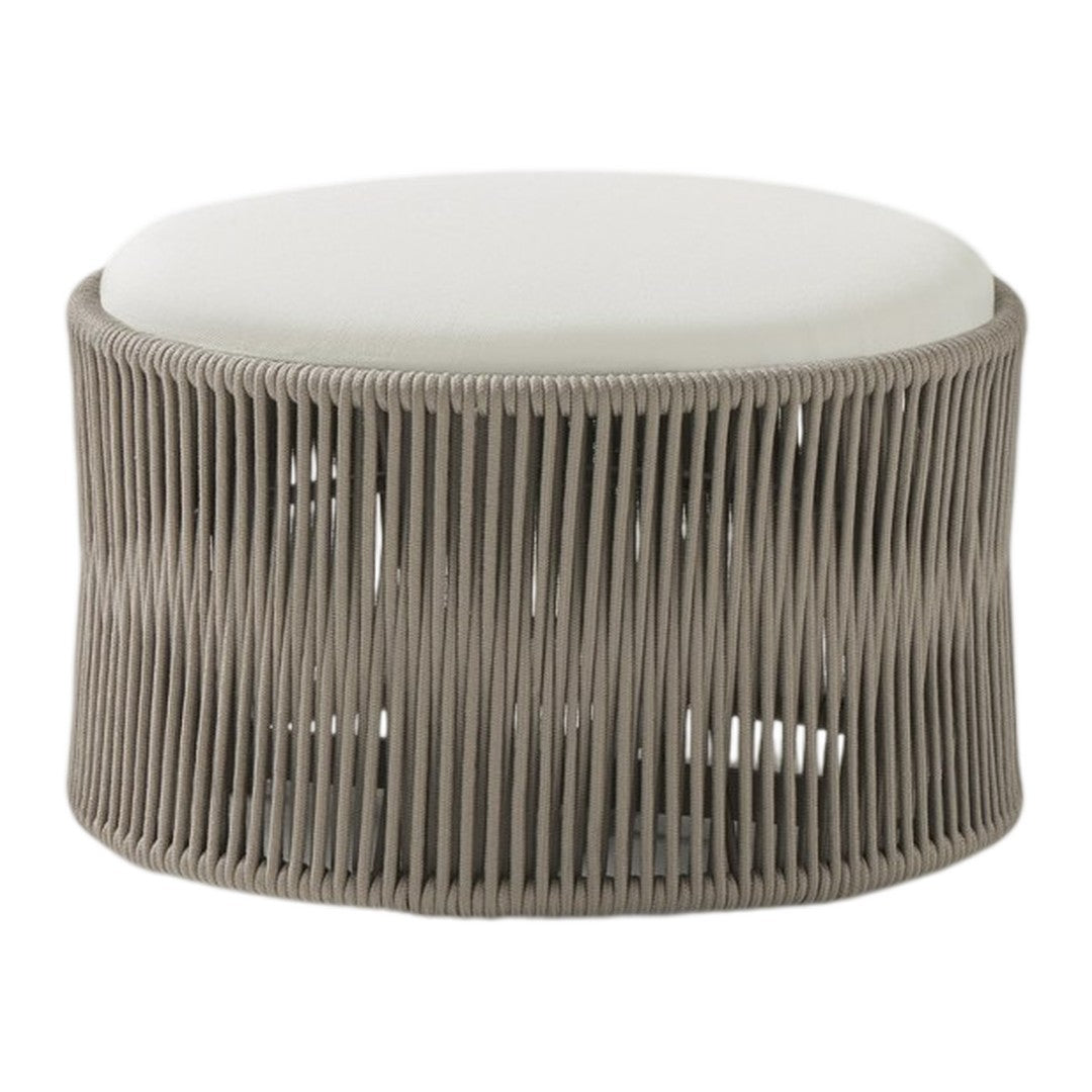 Weave Round Ottoman