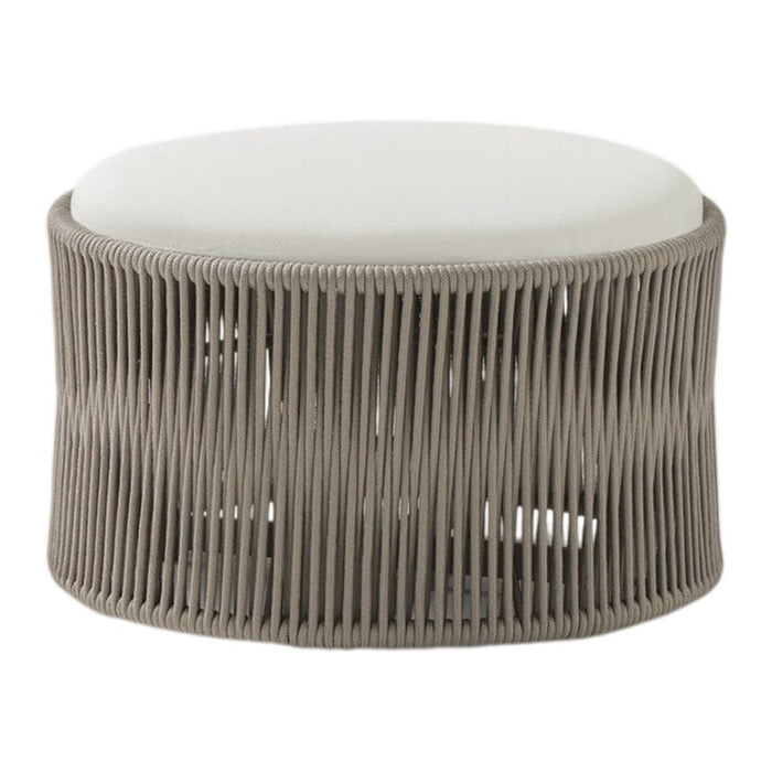 Weave Round Ottoman