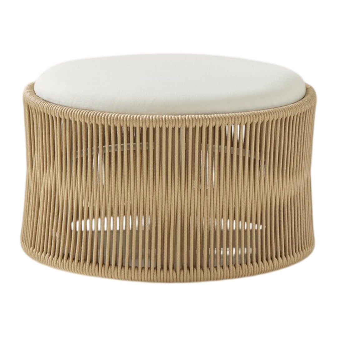 Weave Round Ottoman