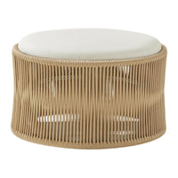 Weave Round Ottoman