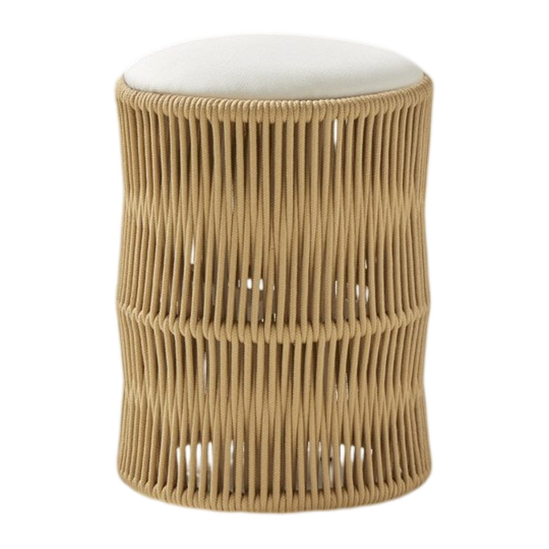 Weave Round Ottoman