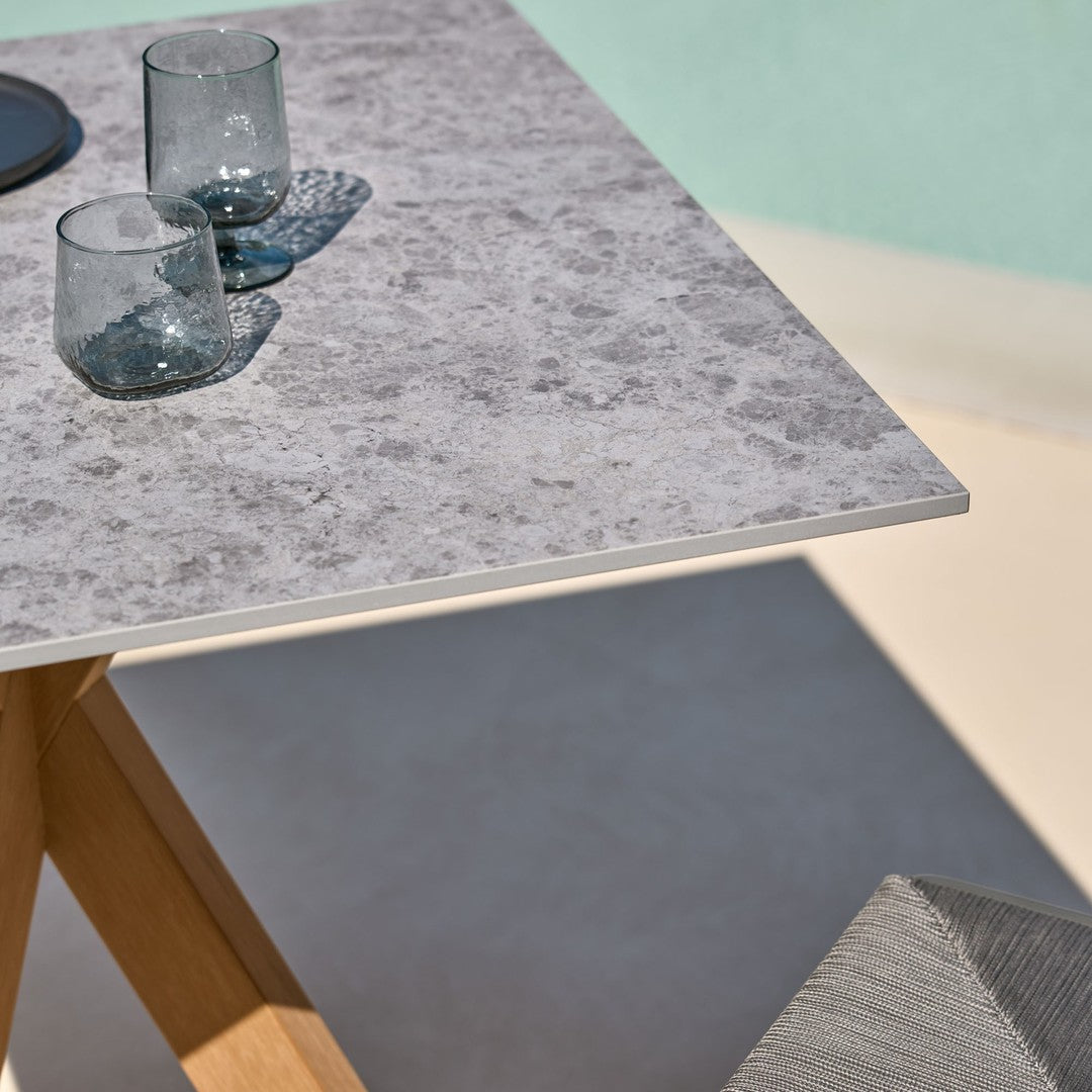 Kubik Outdoor Pedestal Cafe Table - Square