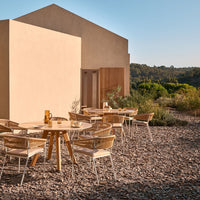 Kubik Outdoor Pedestal Dining Table - Round