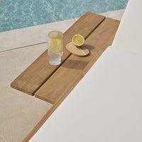 Paralel Outdoor Sunbed Arm