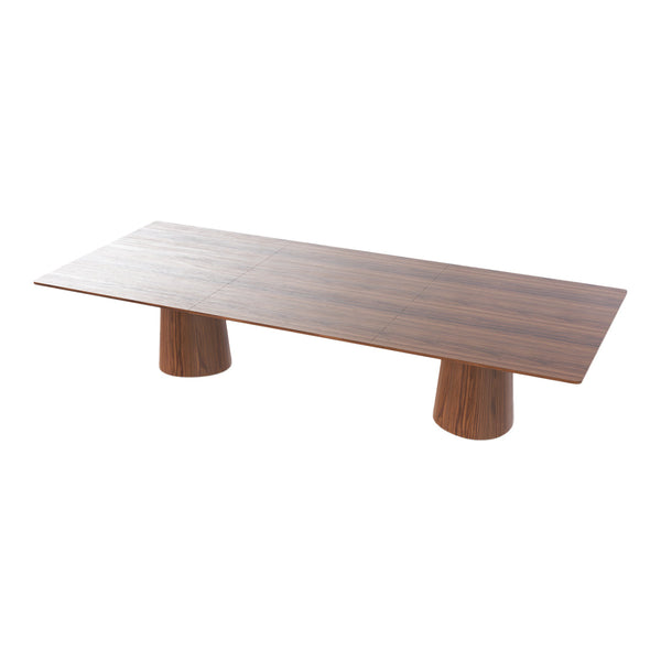 Wooden coffee table with a rich walnut finish and smooth, minimalist design. Perfect for modern interiors.