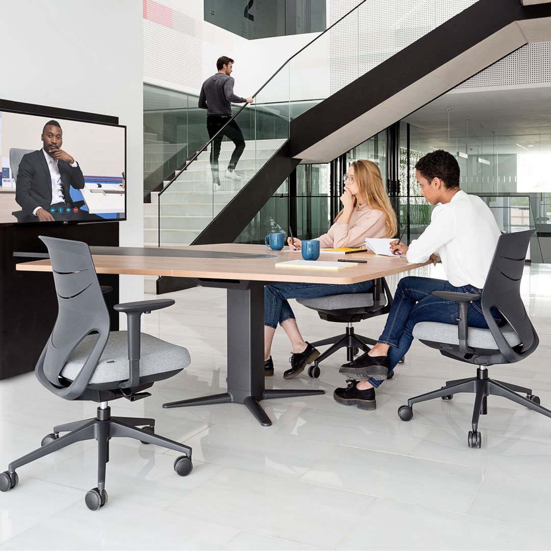 Power 100 Video Conference Table