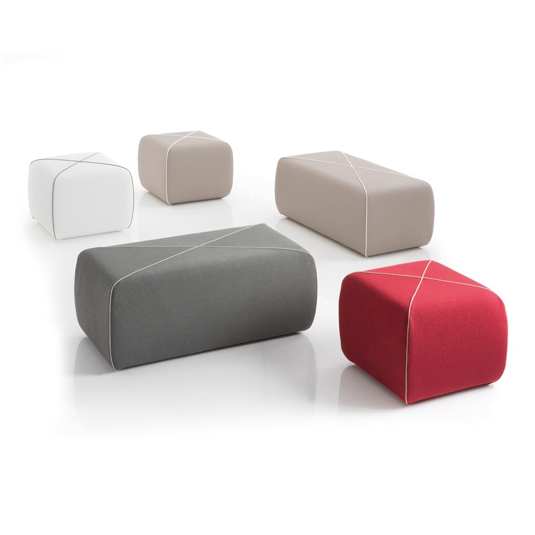 Crossed Pouf - Rectangle