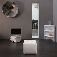 Crossed Pouf - Square