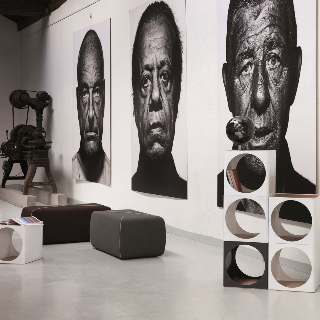 Crossed Pouf - Square