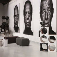 Crossed Pouf - Square