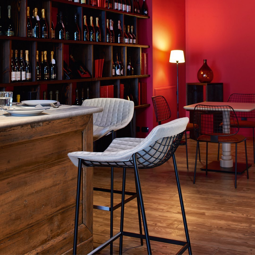 Summer Set Bar & Counter Stool - Fully Upholstered