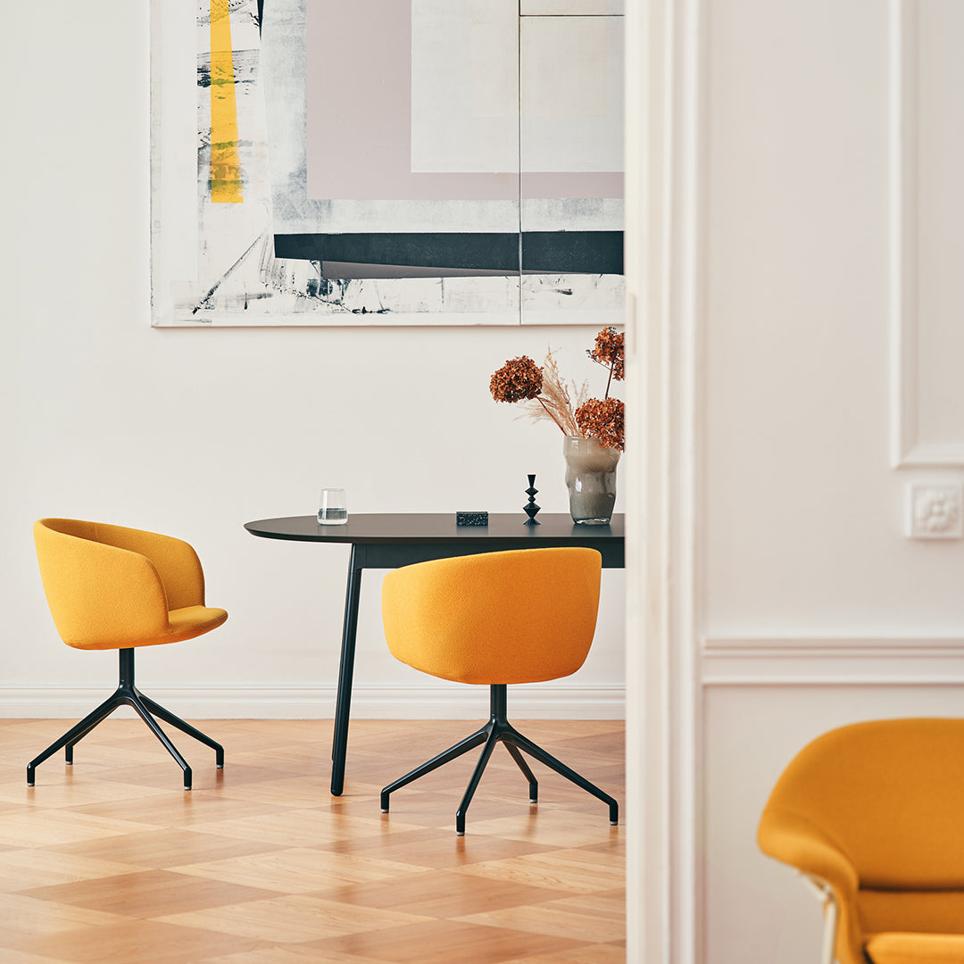 Grace Conference Chair - 4-Star Aluminum Swivel Base