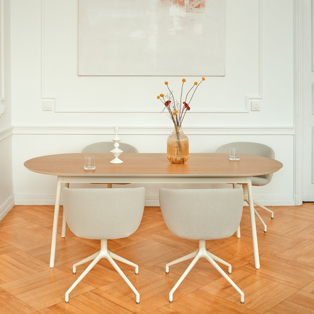 Grace Conference Chair - 4-Star Aluminum Swivel Base