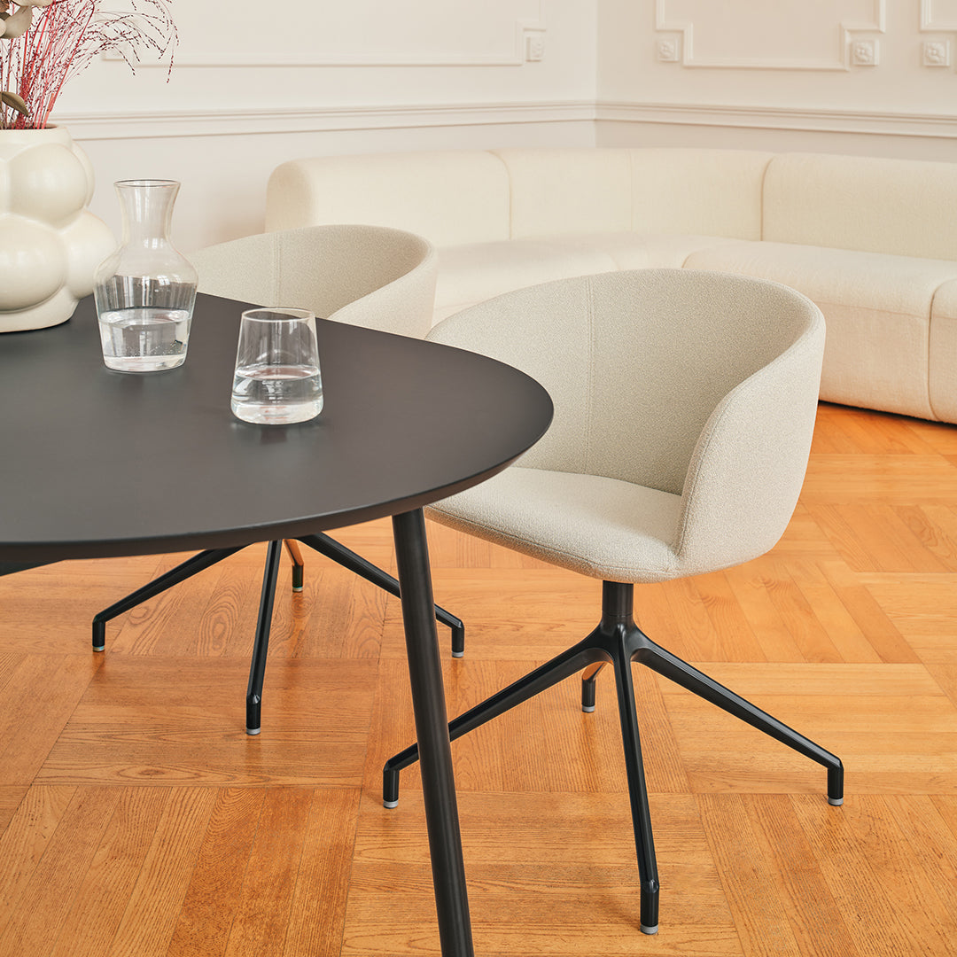 Grace Conference Chair - 4-Star Aluminum Swivel Base