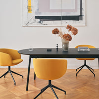 Grace Conference Chair - 4-Star Aluminum Swivel Base