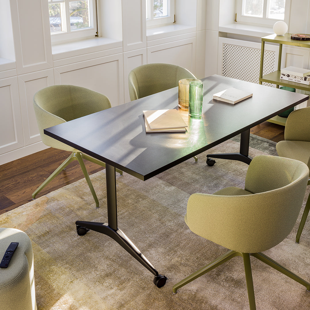 Grace Conference Chair - 4-Star Aluminum Swivel Base