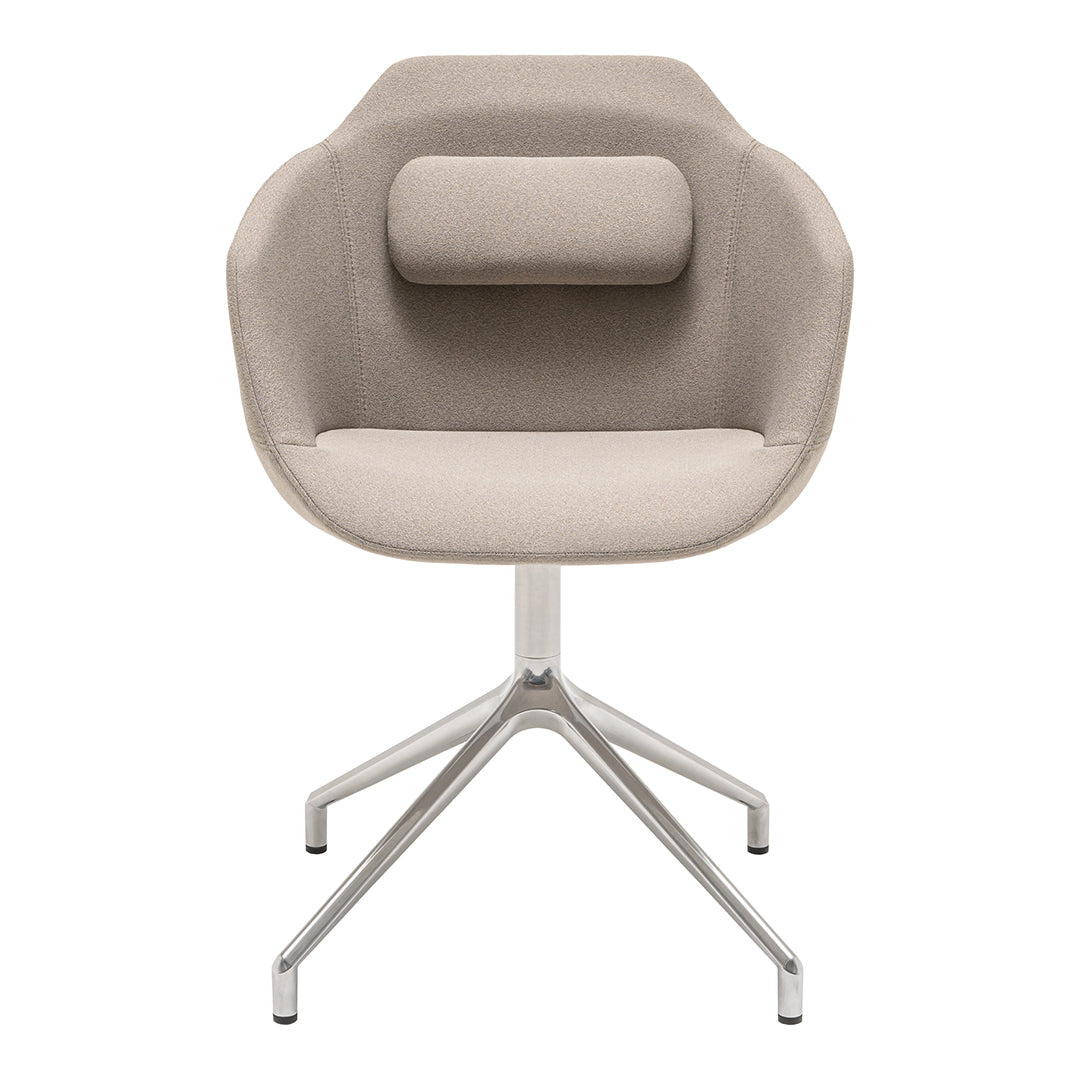 Ultra Conference Chair - 4-Star Polished Aluminum Swivel Base