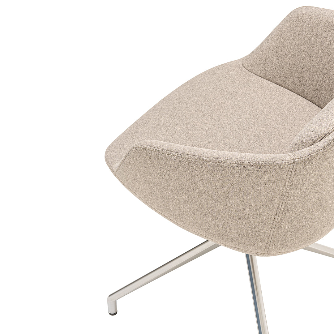 Ultra Conference Chair - 4-Star Polished Aluminum Swivel Base