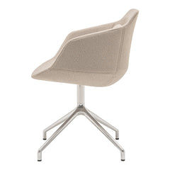 Ultra Conference Chair - 4-Star Polished Aluminum Swivel Base