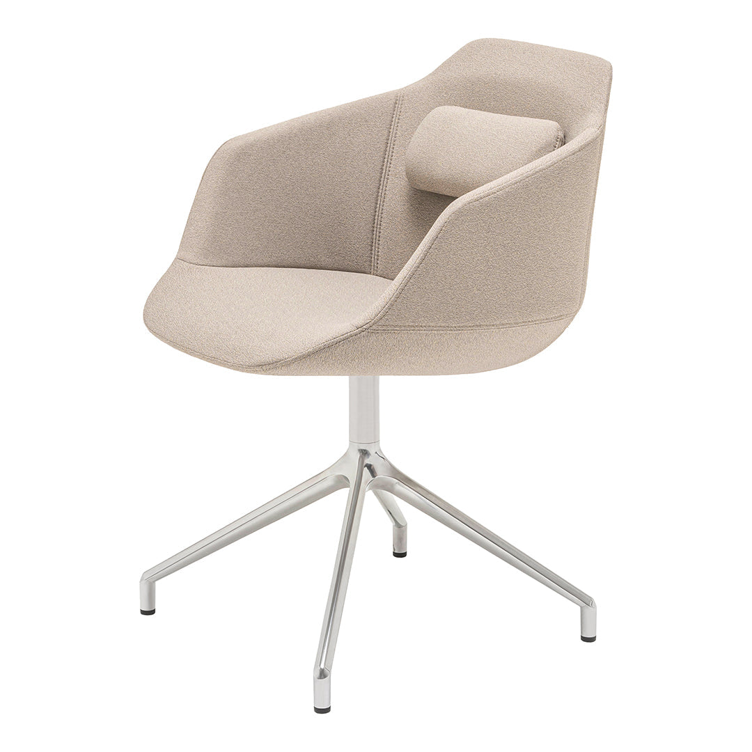 Ultra Conference Chair - 4-Star Polished Aluminum Swivel Base