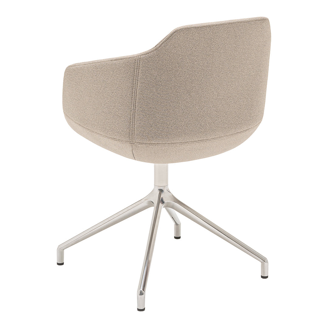 Ultra Conference Chair - 4-Star Polished Aluminum Swivel Base