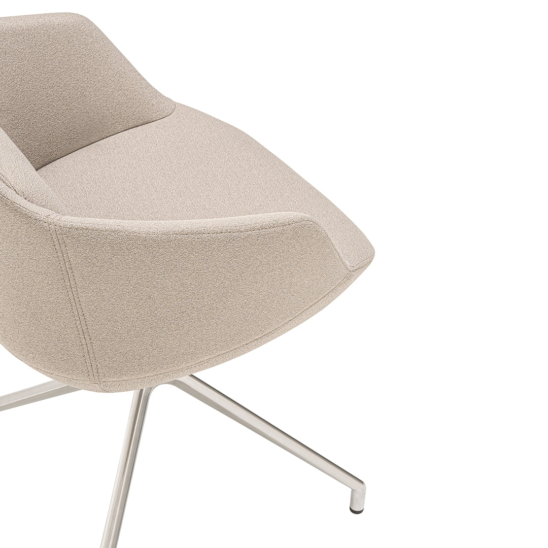 Ultra Conference Chair - 4-Star Polished Aluminum Swivel Base