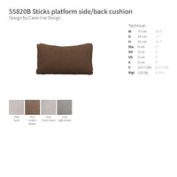 Sticks Platform Pre-configured Sofa - Setup 1
