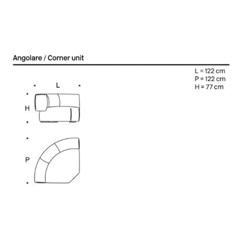 "Elegant corner unit with a minimalist design, featuring smooth curves in a neutral color palette."