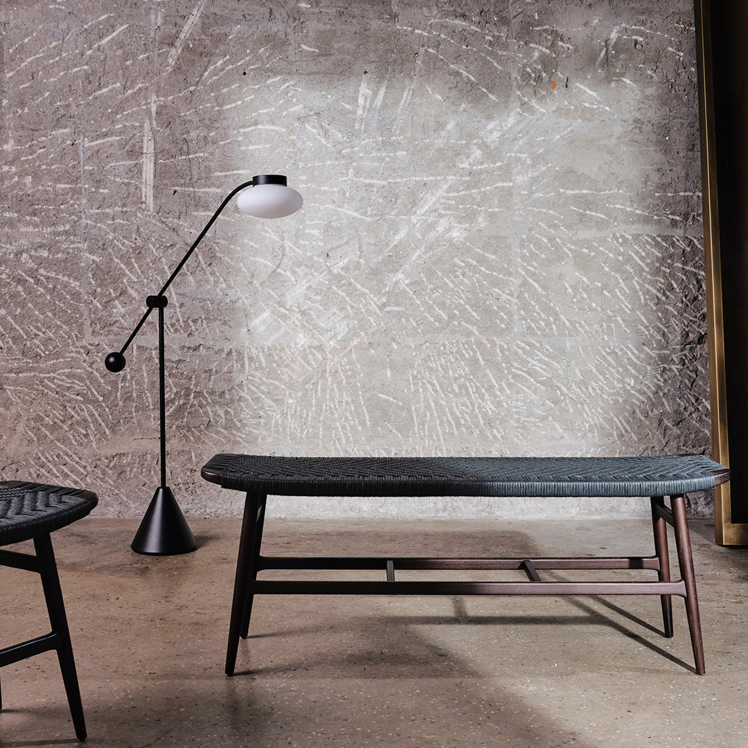 Freja Bench - Paper Cord Seat