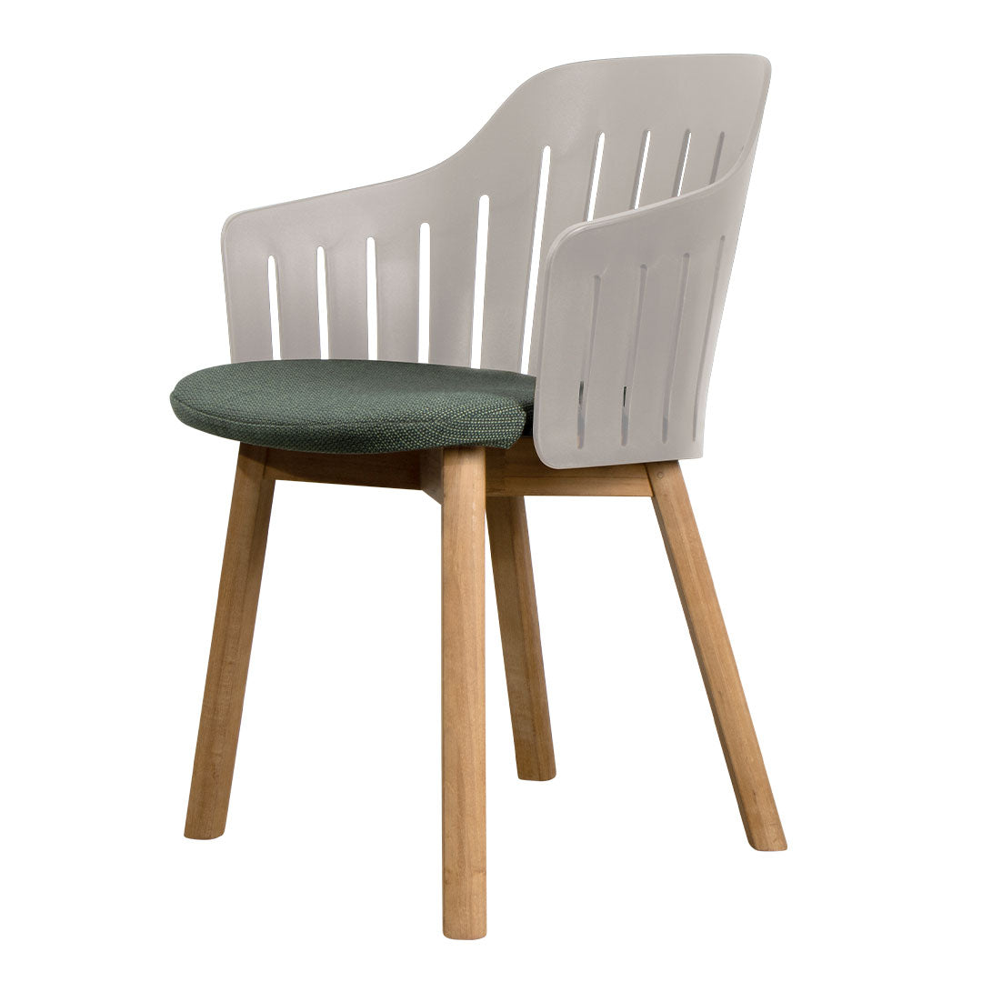 Choice Outdoor Chair - Wood Base - w/ Back and Seat Cushion