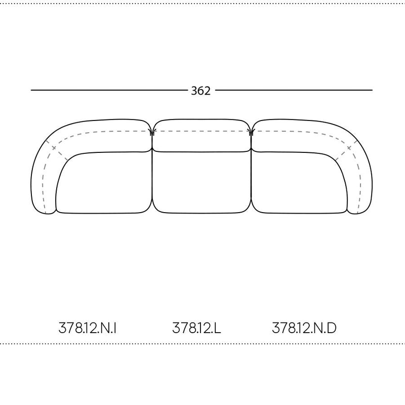 "Modern couch design with sleek lines in neutral tones and subtle stitching details."