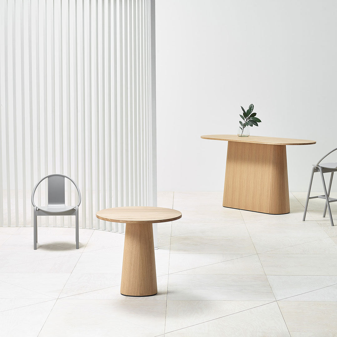 P.O.V. Oval Bar Table - Beech