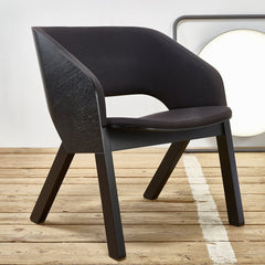 Merano Lounge Armchair - Upholstered - Beech Frame