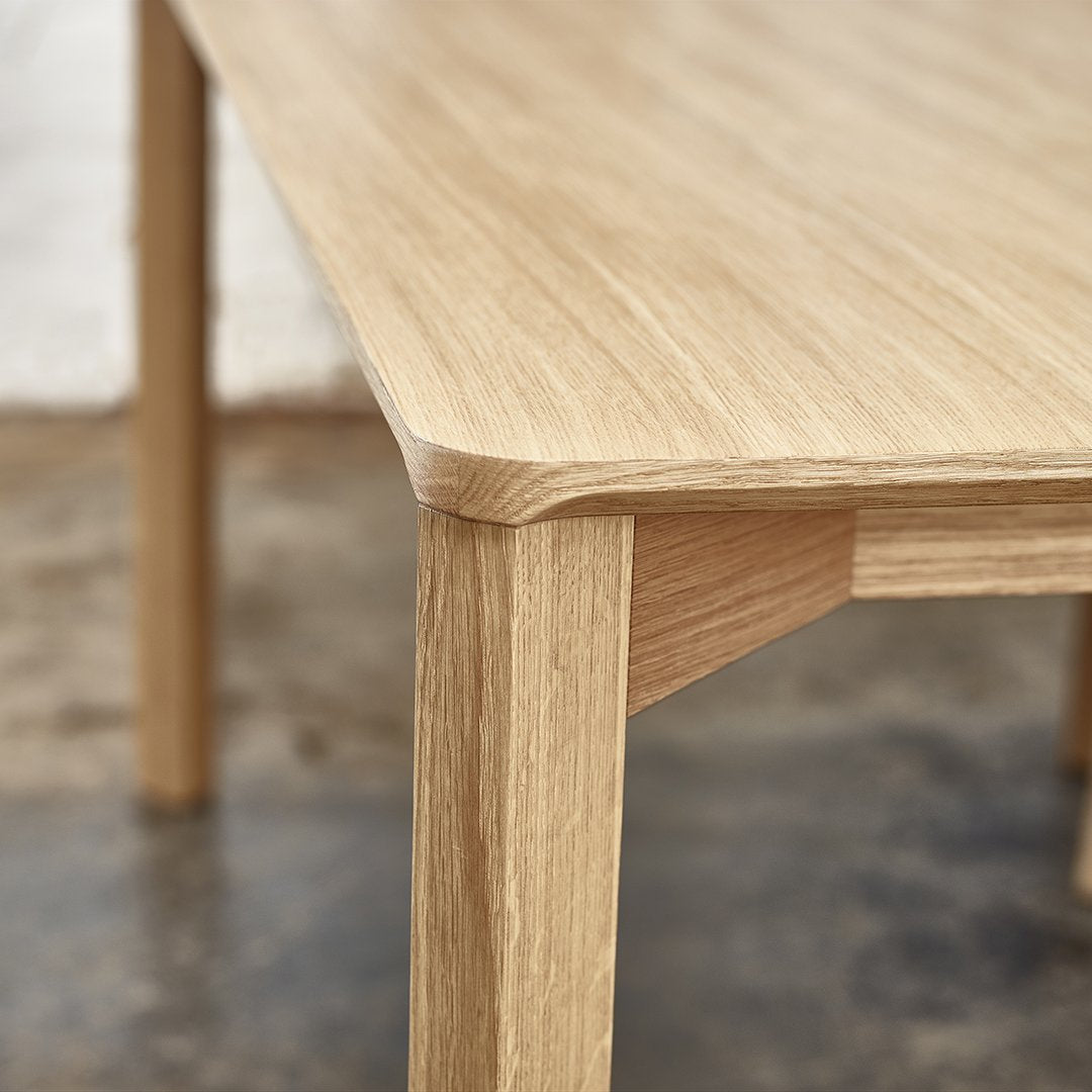 Lasu Dining Table - Oak Frame (63" L x 35.4" W)