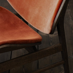 The Orange Chair - Seat & Back Upholstered