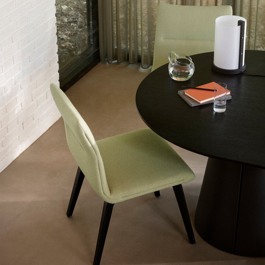 Ori Low Back Side Chair - Wood Base