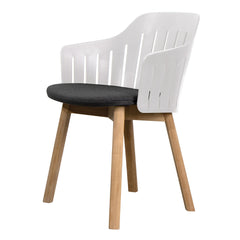 Choice Outdoor Chair - Wood Base - w/ Seat Cushion