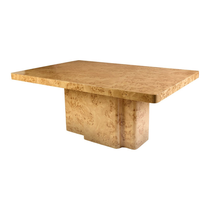 Elegant beige tabletop with a smooth finish, featuring subtle natural patterns on a sturdy base.