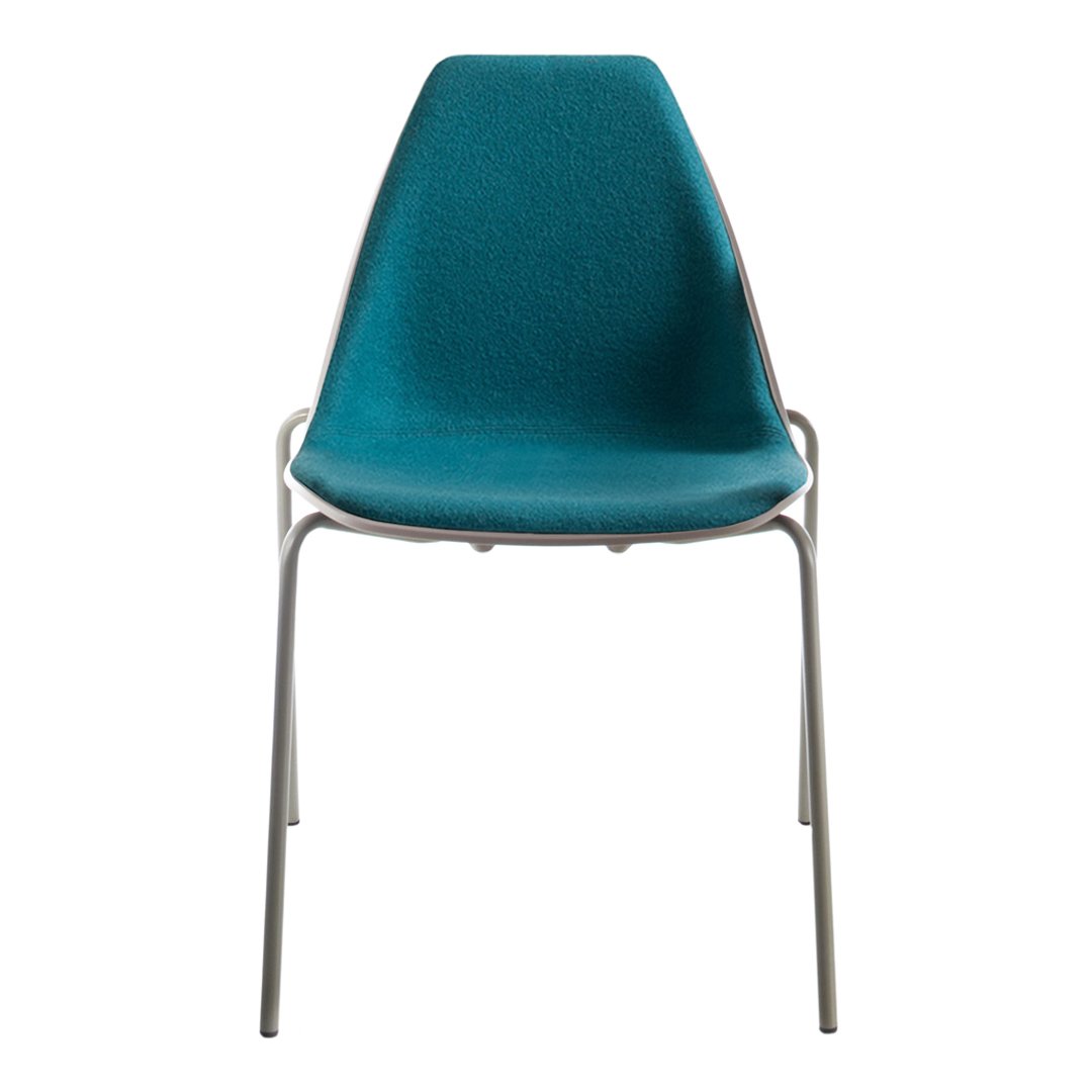 X Side Chair - Front Upholstered - Stackable