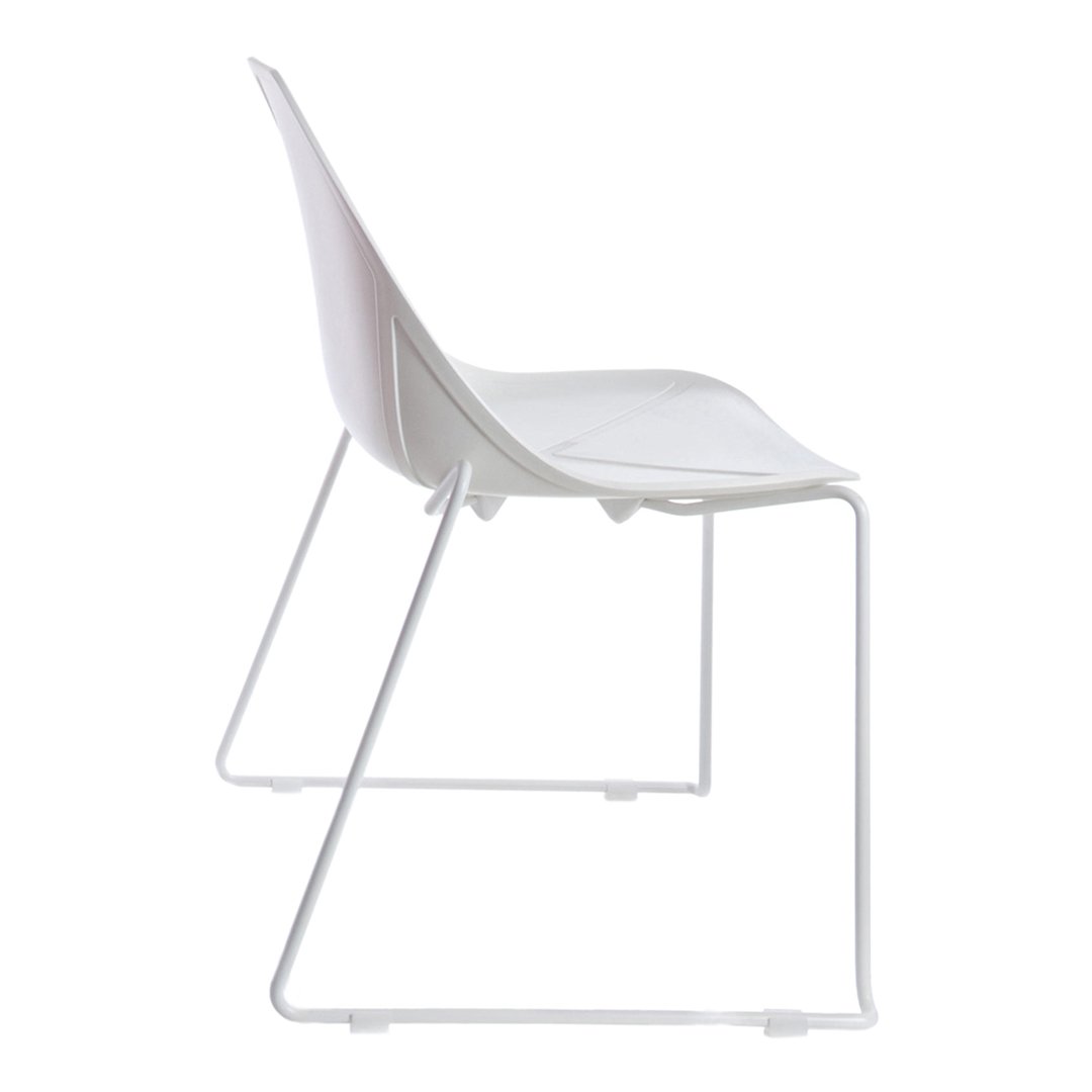 X Outdoor Side Chair - Sled Base - Stackable